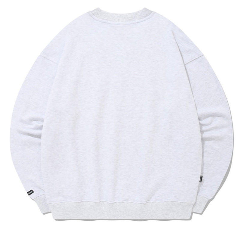セイントペイン(SAINTPAIN) SP GRACEFUL CREW NECK-ASH MELANGE