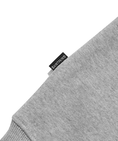 セイントペイン(SAINTPAIN) SP GRACEFUL CREW NECK-MELANGE GRAY