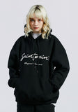 セイントペイン(SAINTPAIN) SP CALLI LOGO HOOD-BLACK