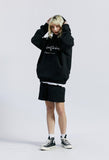 セイントペイン(SAINTPAIN) SP CALLI LOGO HOOD-BLACK