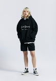 セイントペイン(SAINTPAIN) SP CALLI LOGO HOOD-BLACK