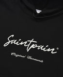 セイントペイン(SAINTPAIN) SP CALLI LOGO HOOD-BLACK