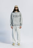 セイントペイン(SAINTPAIN) SP CALLI LOGO HOOD- MELANGE GRAY