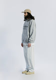 セイントペイン(SAINTPAIN) SP CALLI LOGO HOOD- MELANGE GRAY