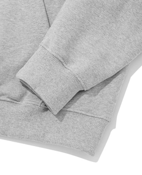 セイントペイン(SAINTPAIN) SP CALLI LOGO HOOD- MELANGE GRAY