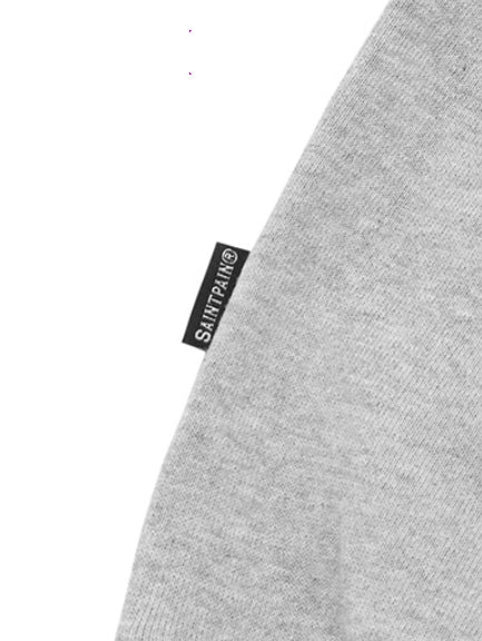 セイントペイン(SAINTPAIN) SP CALLI LOGO HOOD- MELANGE GRAY