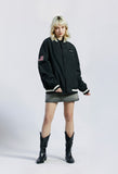 セイントペイン(SAINTPAIN) SP NYLON STADIUM JACKET-BLACK