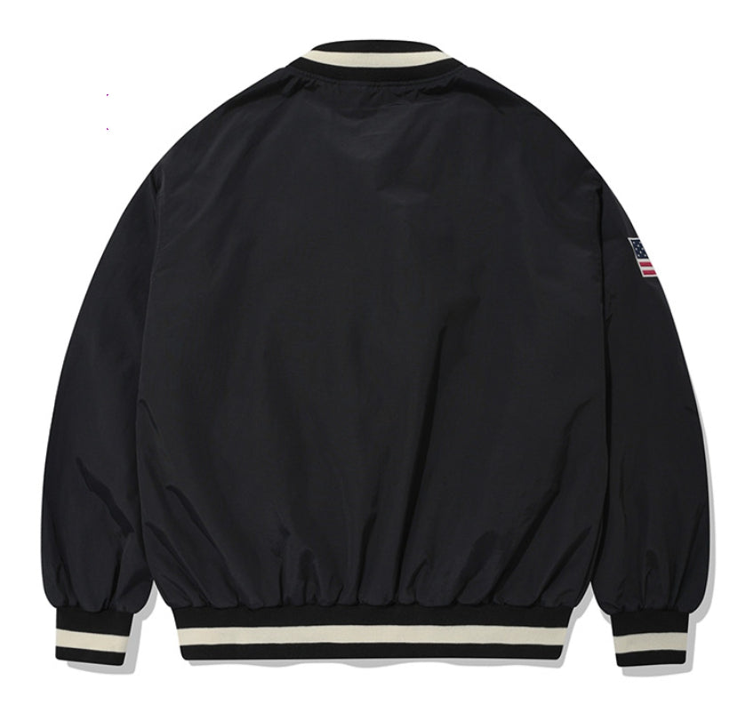 セイントペイン(SAINTPAIN) SP NYLON STADIUM JACKET-BLACK
