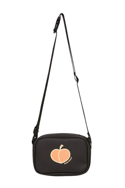 BABLETWO  (ビーエーブルトゥー)   Peach Mini Bag (BLACK)