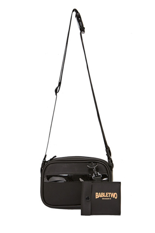 BABLETWO  (ビーエーブルトゥー)   Peach Mini Bag (BLACK)