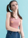 BABLETWO  (ビーエーブルトゥー)     Double Peach Top (PINK)