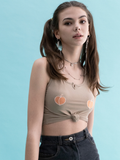 BABLETWO  (ビーエーブルトゥー)     Double Peach Top (BEIGE)
