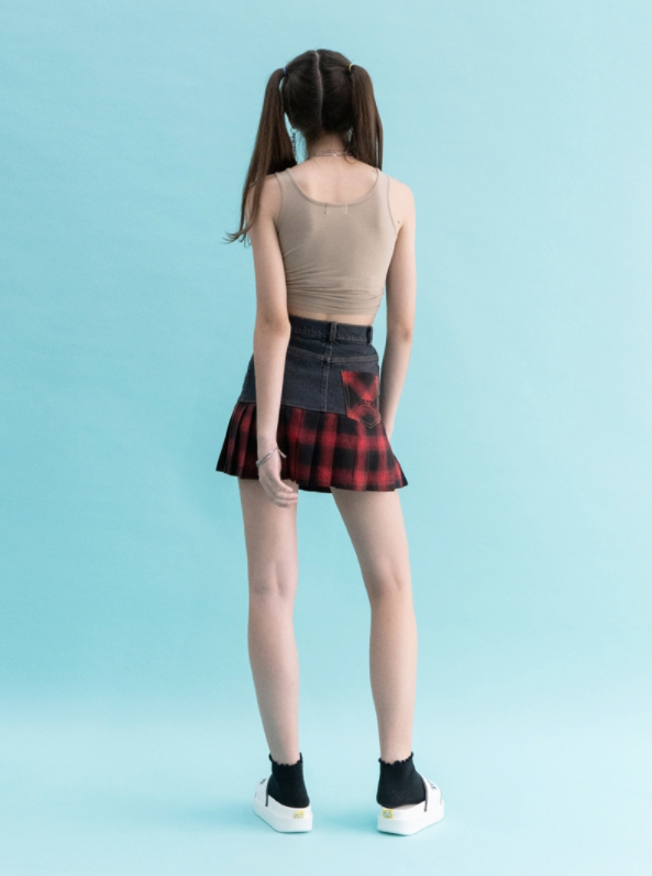 BABLETWO  (ビーエーブルトゥー)     Double Peach Top (BEIGE)