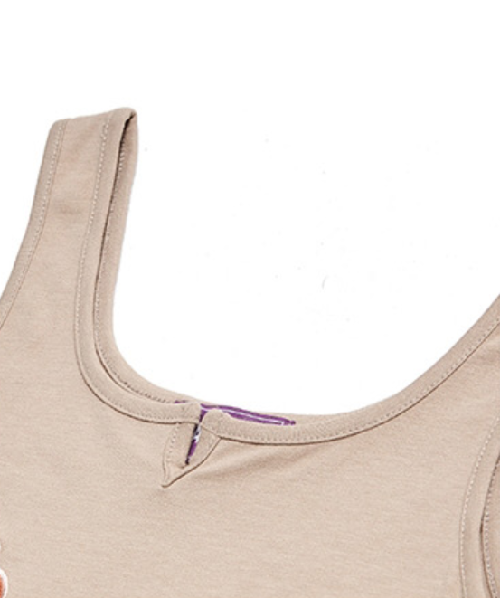 BABLETWO  (ビーエーブルトゥー)     Double Peach Top (BEIGE)