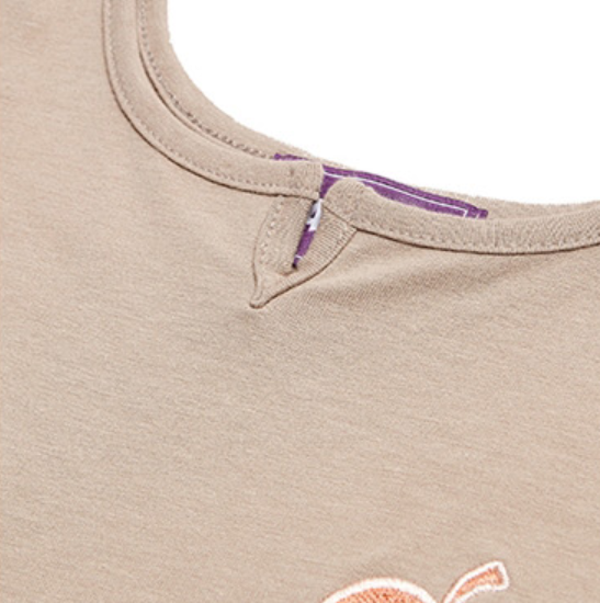 BABLETWO  (ビーエーブルトゥー)     Double Peach Top (BEIGE)