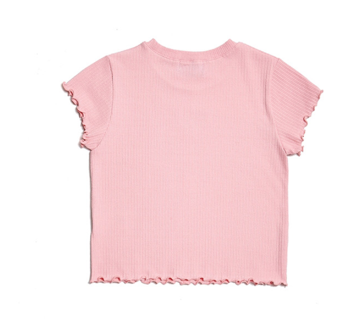 BABLETWO  (ビーエーブルトゥー)      Punching Peach T-shirts (PINK)