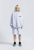セイントペイン(SAINTPAIN) SP COTTON STADIUM JACKET-ASH MELANGE