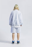 セイントペイン(SAINTPAIN) SP COTTON STADIUM JACKET-ASH MELANGE