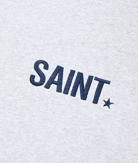 セイントペイン(SAINTPAIN) SP COTTON STADIUM JACKET-ASH MELANGE