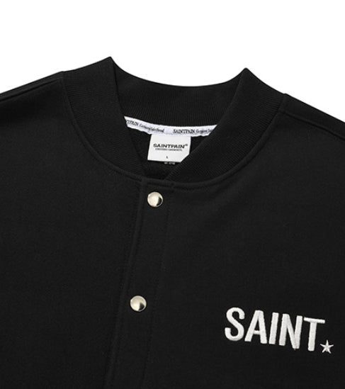 セイントペイン(SAINTPAIN) SP COTTON STADIUM JACKET-BLACK