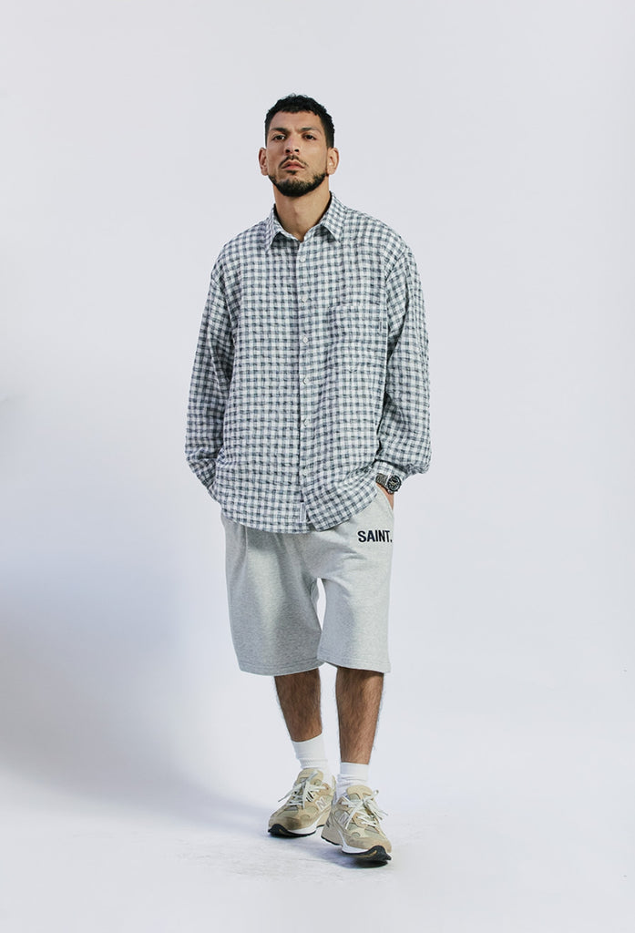 セイントペイン(SAINTPAIN) SP GINGHAM CHECK OVER SHIRTS