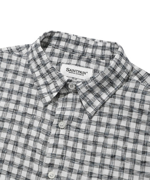 セイントペイン(SAINTPAIN) SP GINGHAM CHECK OVER SHIRTS