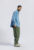 セイントペイン(SAINTPAIN) SP DENIM WASHED OVER SHIRTS