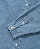 セイントペイン(SAINTPAIN) SP DENIM WASHED OVER SHIRTS