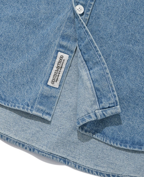 セイントペイン(SAINTPAIN) SP DENIM WASHED OVER SHIRTS