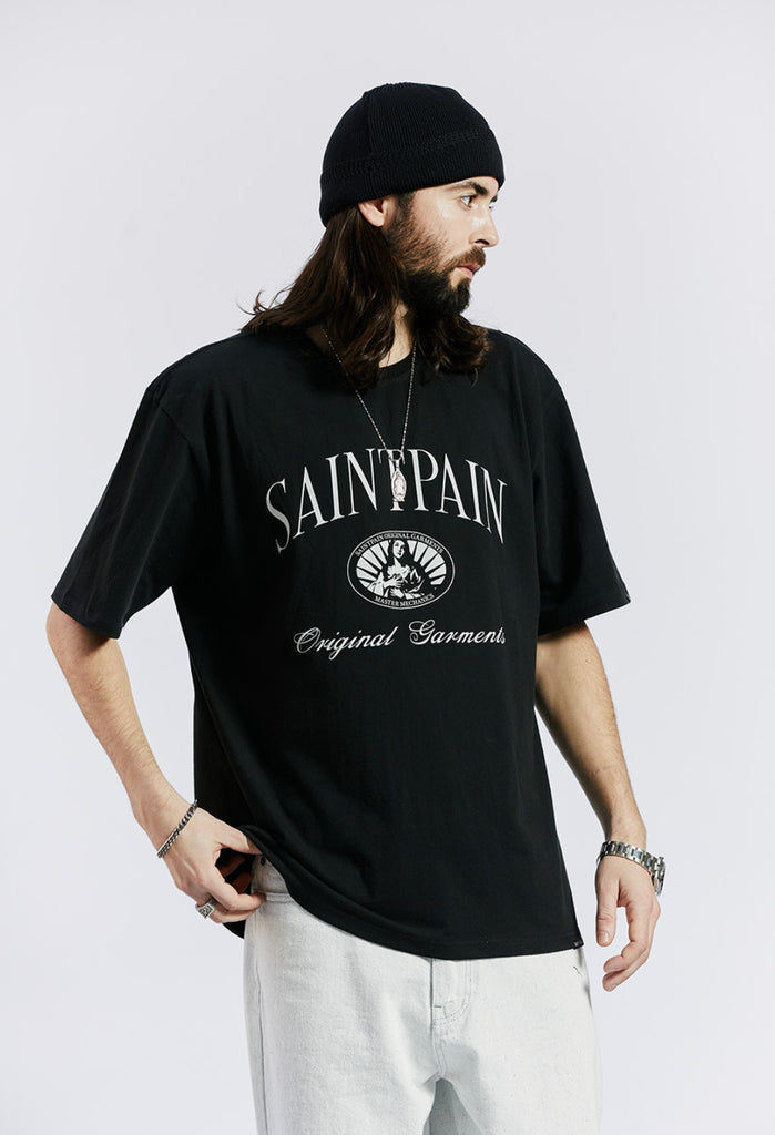 セイントペイン(SAINTPAIN) SP GRACEFUL T SHIRTS-BLACK