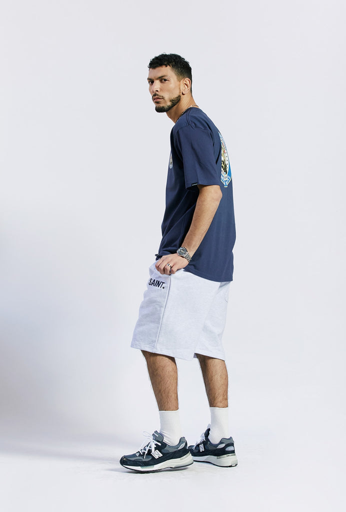 セイントペイン(SAINTPAIN) SP BENEDICT LOGO T SHIRTS-NAVY