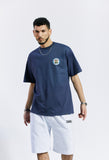 セイントペイン(SAINTPAIN) SP BENEDICT LOGO T SHIRTS-NAVY