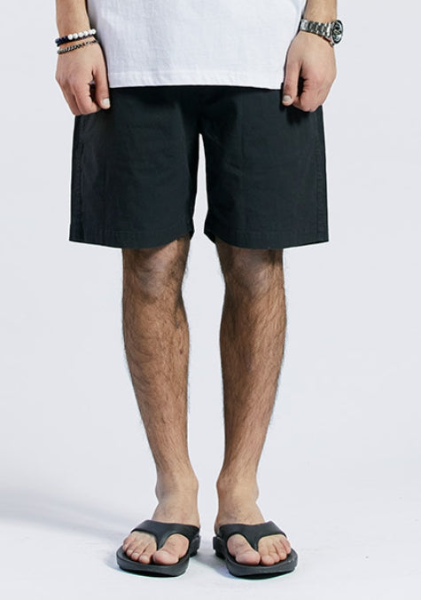 セイントペイン(SAINTPAIN) SP COTTON WASHING SHORTS-BLACK