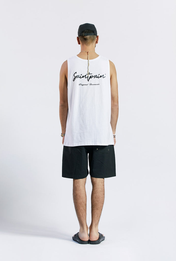 セイントペイン(SAINTPAIN) SP COTTON WASHING SHORTS-BLACK