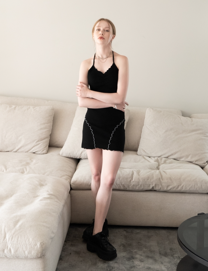 BABLETWO  (ビーエーブルトゥー)    Kirke Dress_BLACK