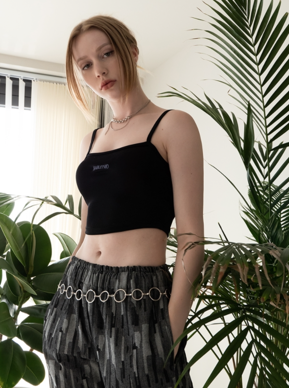 BABLETWO  (ビーエーブルトゥー)     Twinkle Tank Top_BLACK