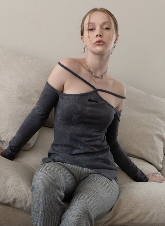 BABLETWO  (ビーエーブルトゥー)      Supernova T-shirts_GRAY