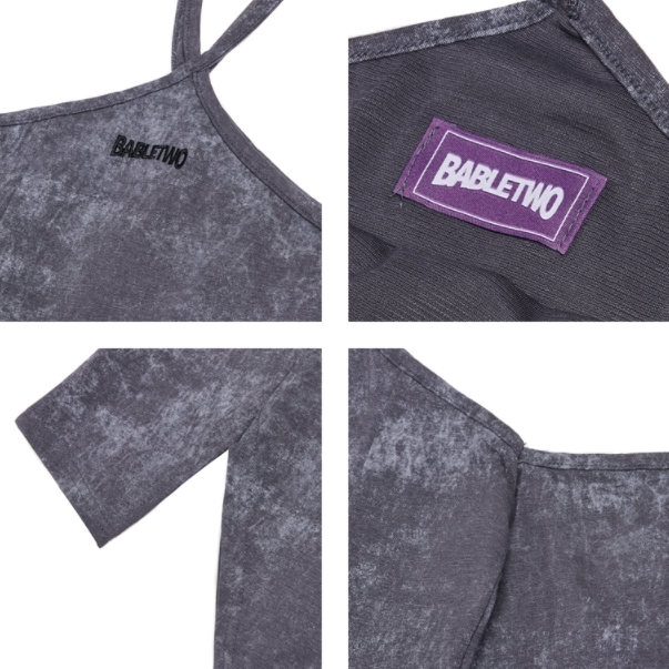 BABLETWO  (ビーエーブルトゥー)      Supernova T-shirts_GRAY