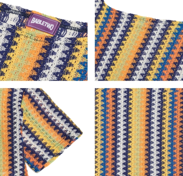 BABLETWO  (ビーエーブルトゥー)      Summer Beach T-shirts_TROPICAL