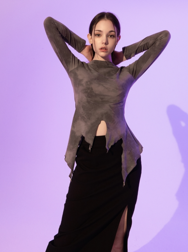 BABLETWO  (ビーエーブルトゥー)       Tinkerbell T-shirts (GRAY)