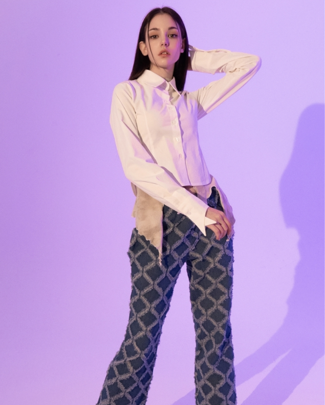 BABLETWO  (ビーエーブルトゥー)        Sofi Shirts (WHITE)