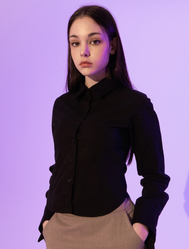 BABLETWO  (ビーエーブルトゥー)         Sofi Shirts (BLACK)