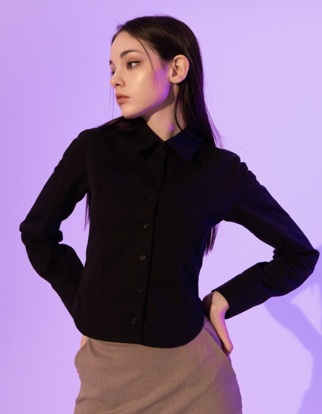 BABLETWO  (ビーエーブルトゥー)         Sofi Shirts (BLACK)