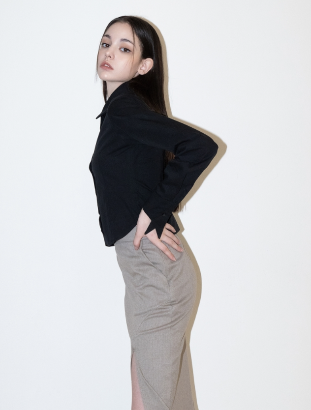 BABLETWO  (ビーエーブルトゥー)         Sofi Shirts (BLACK)