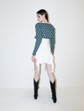 BABLETWO  (ビーエーブルトゥー)       Squid Knit Bolero (GREEN)