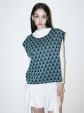 BABLETWO  (ビーエーブルトゥー)       Suid Knit Vest (GREEN)