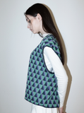 BABLETWO  (ビーエーブルトゥー)       Suid Knit Vest (GREEN)