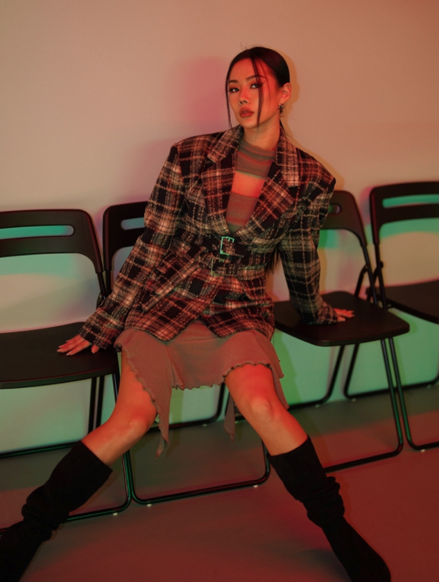 BABLETWO  (ビーエーブルトゥー)      x Kyla Corste Wool Jacket (NAVY)