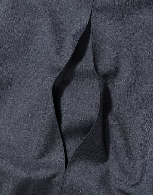 NOMANUAL(ノーマニュアル)  OPEN TUCK PANTS - GRAY