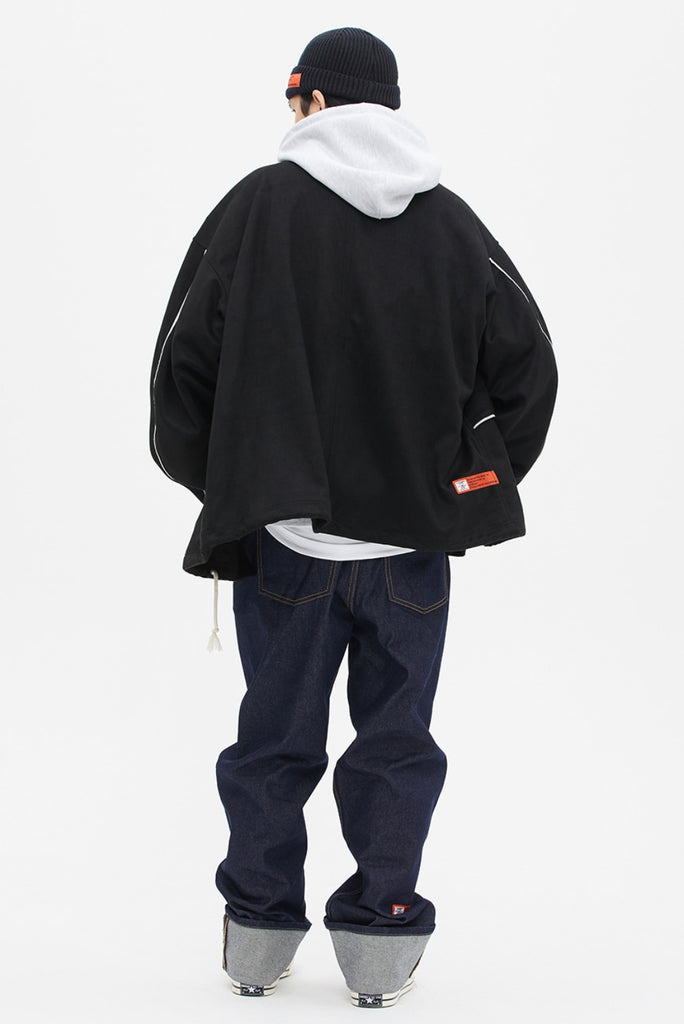 ベドインベド(BADINBAD) SUEDE WESTERN JACKET_BLACK